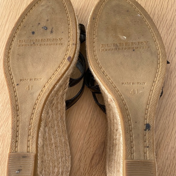 Burberry Wedges Sandals size 41 - Picture 4 of 4